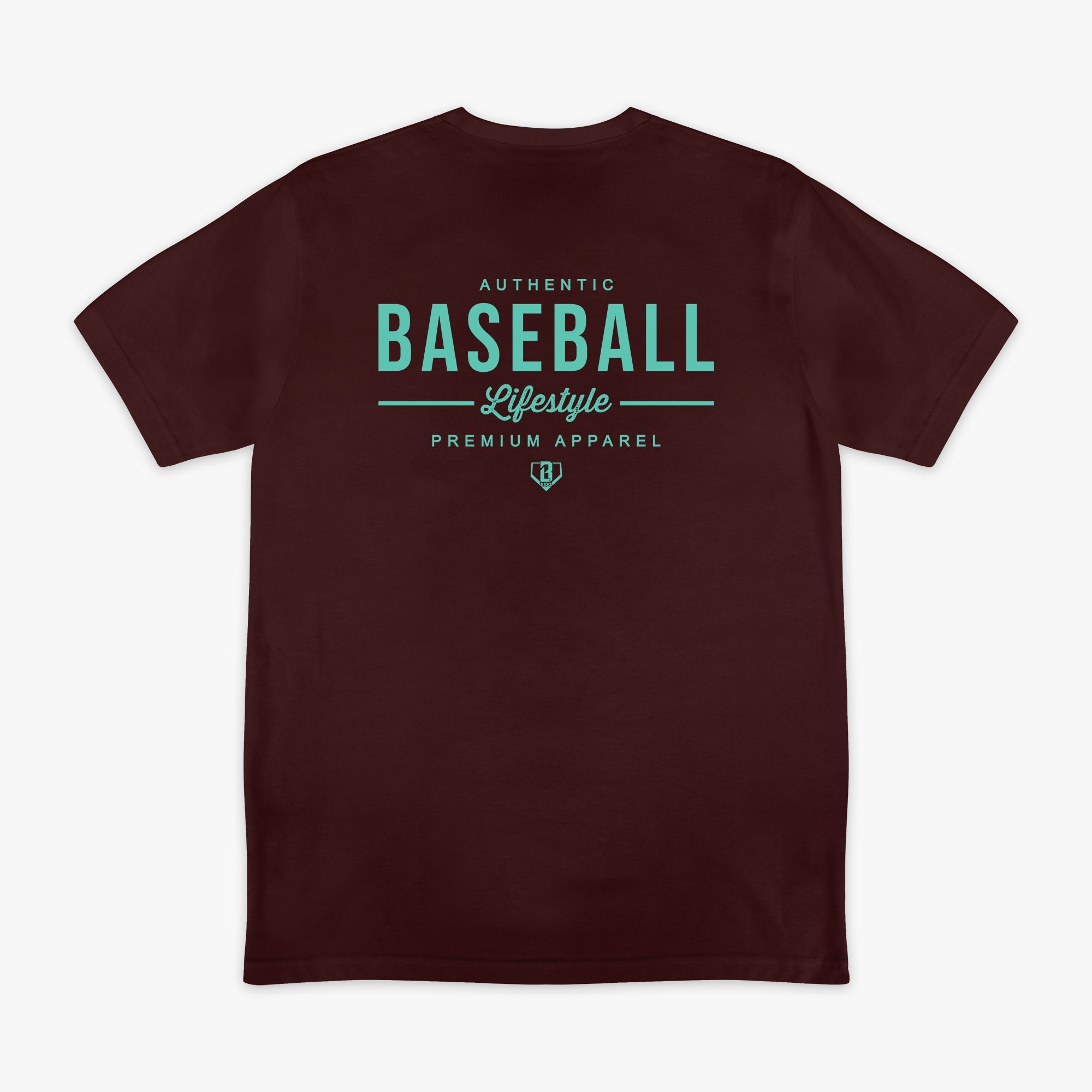 Authentic Tee - Brown/Mint