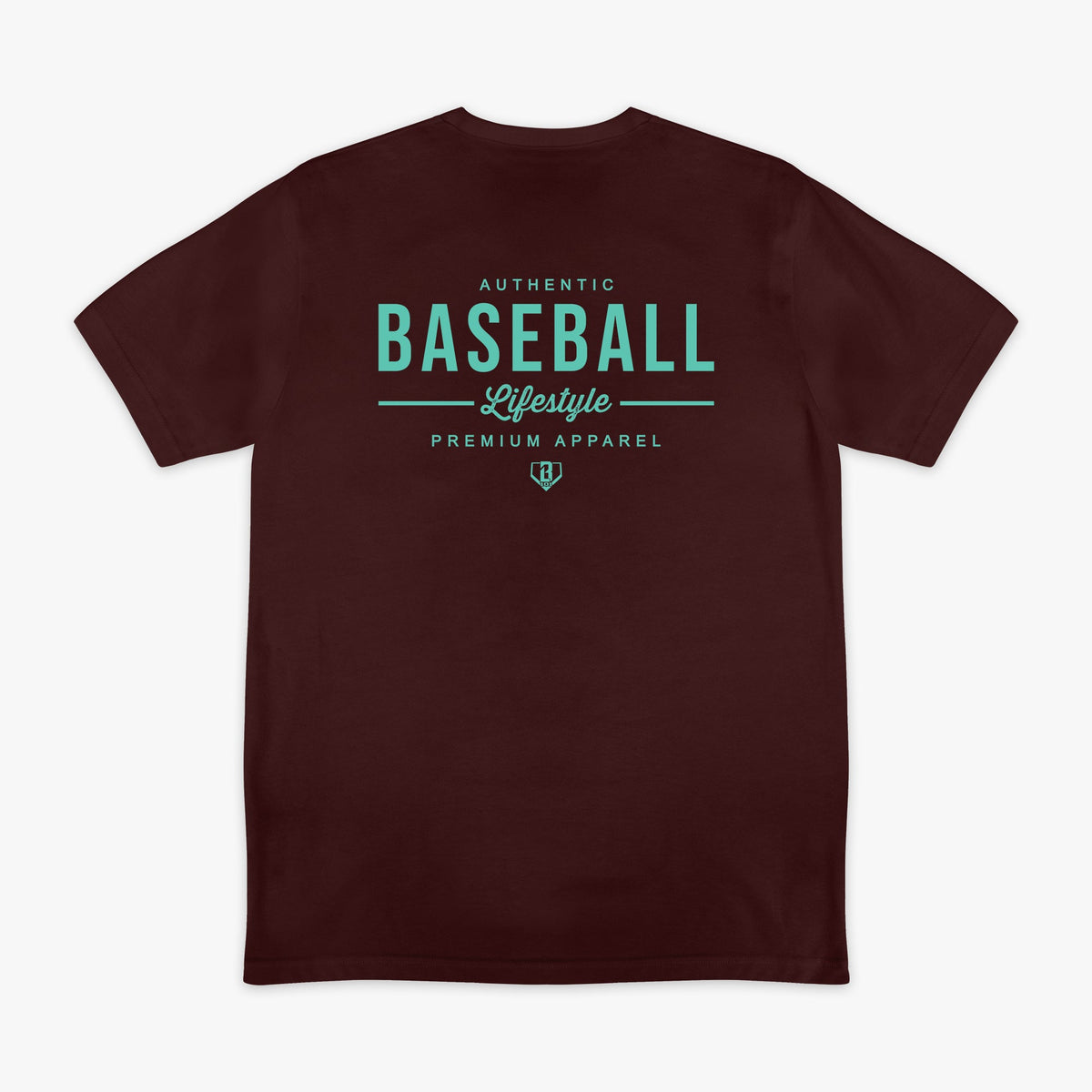Authentic Tee - Brown/Mint