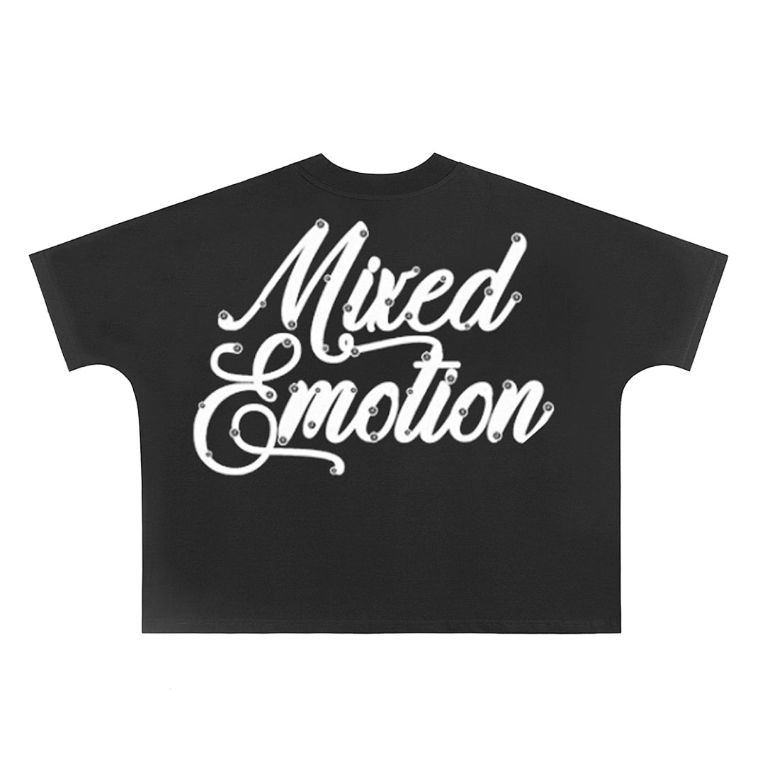 Mixed Emotion Rhinestone Graphic Tee
