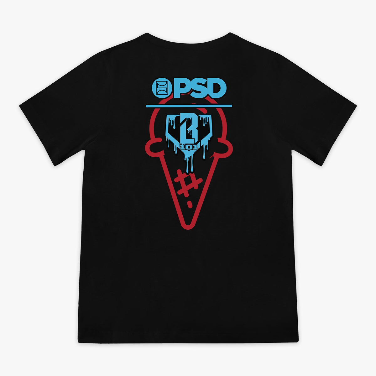 BL 101 X PSD Scoops Youth Tee - Black