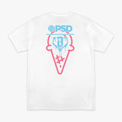 BL 101 X PSD Scoops Tee - White