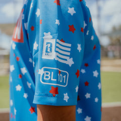 BSBL-SZN Short Sleeve Hoodie V3 - USA Ice Cream