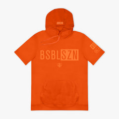 BSBL-SZN Short Sleeve Hoodie V3 - Orange