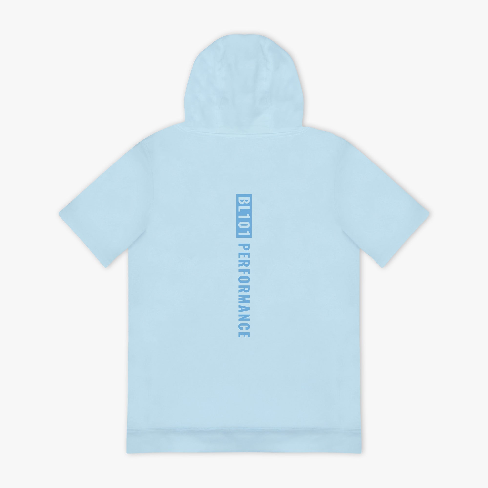 BSBL-SZN Youth Short Sleeve Hoodie V3 - Powder Blue/Wavy