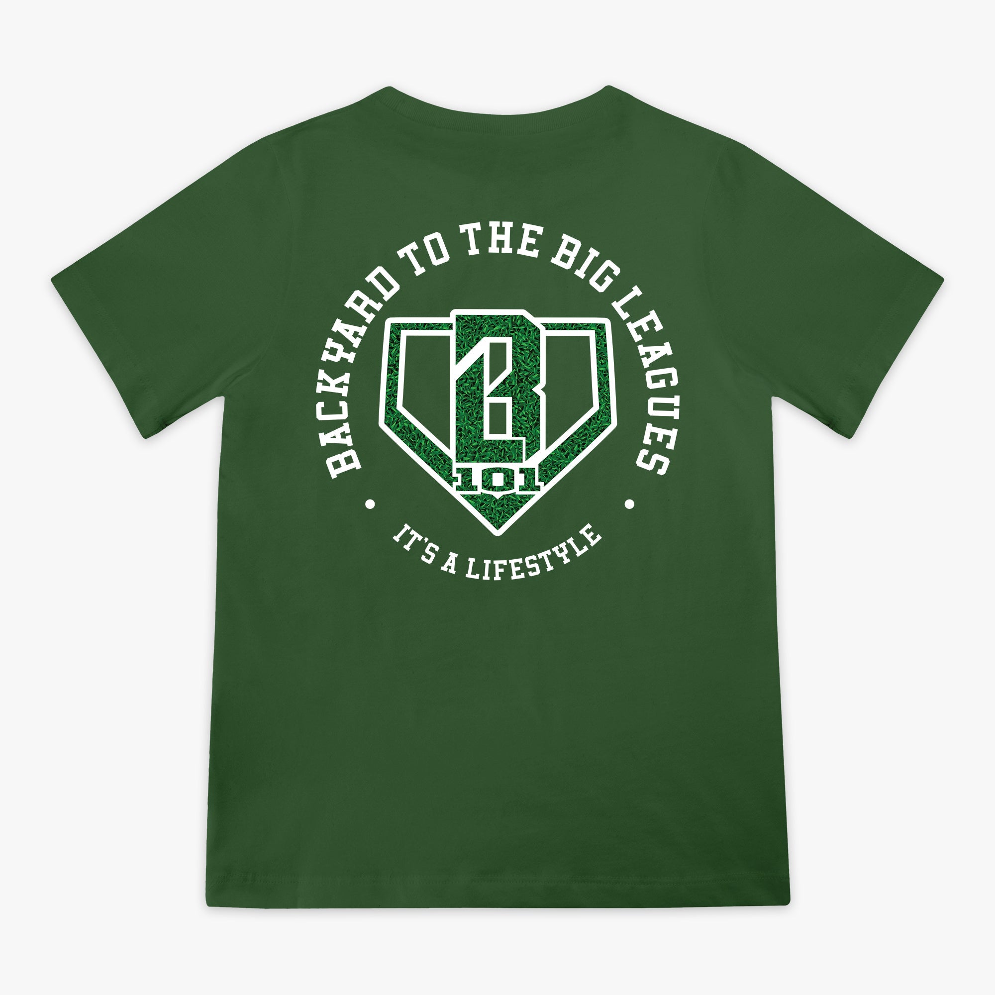Backyard To Big League Youth Tee - Green