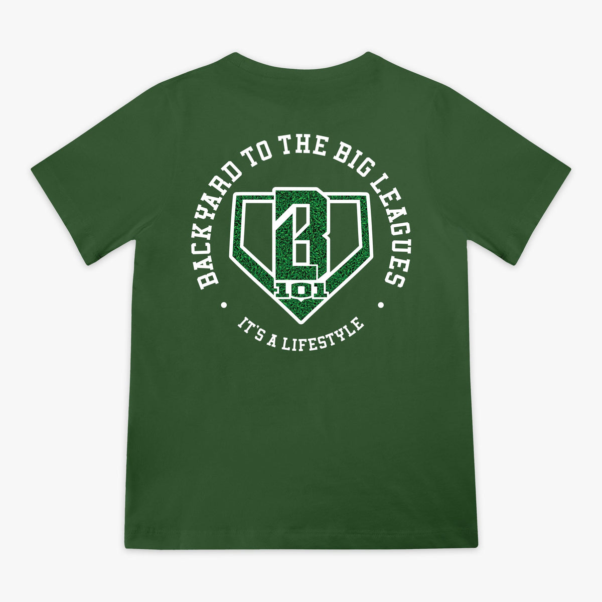 Backyard To Big League Youth Tee - Green
