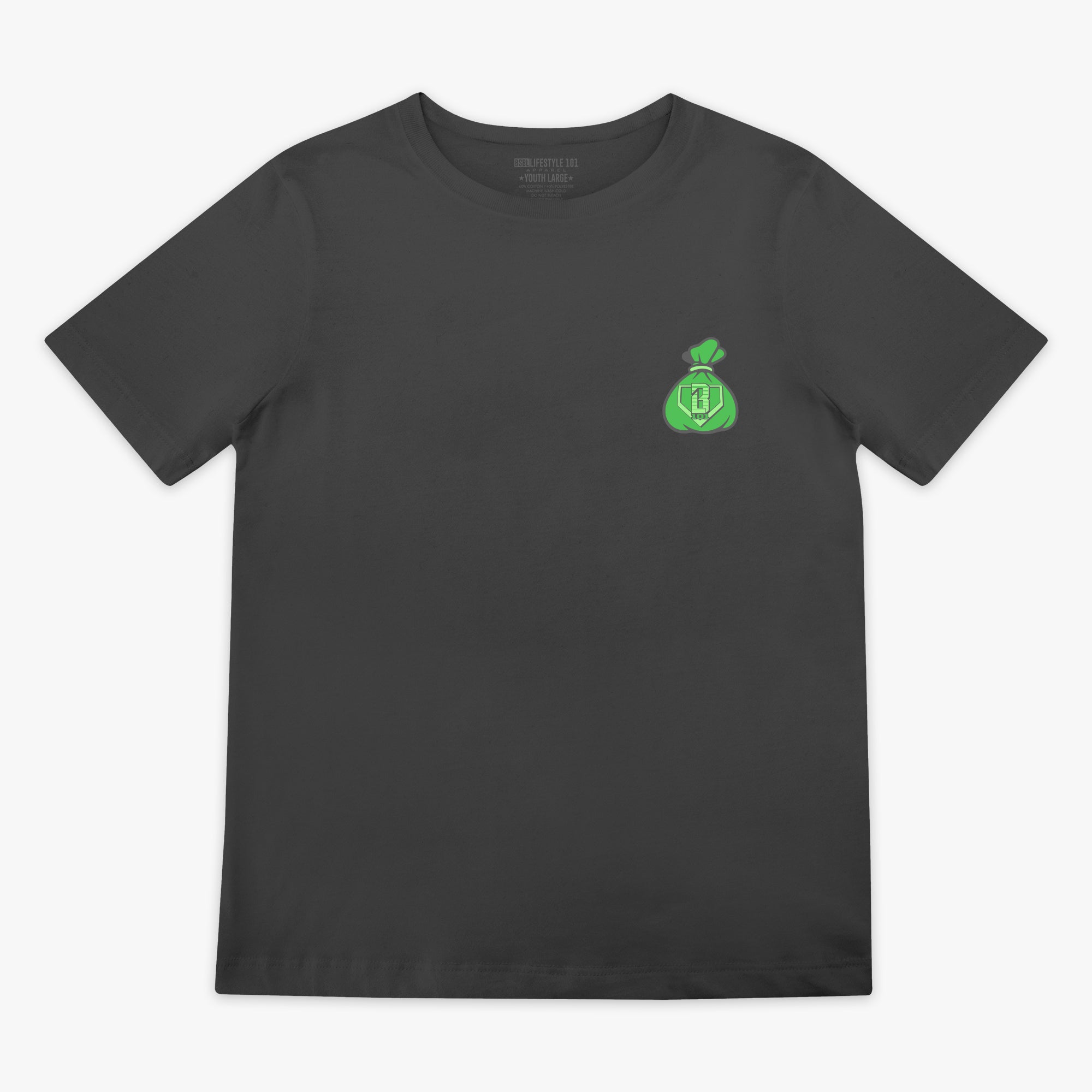 Bag Chaser Youth Tee - Gray