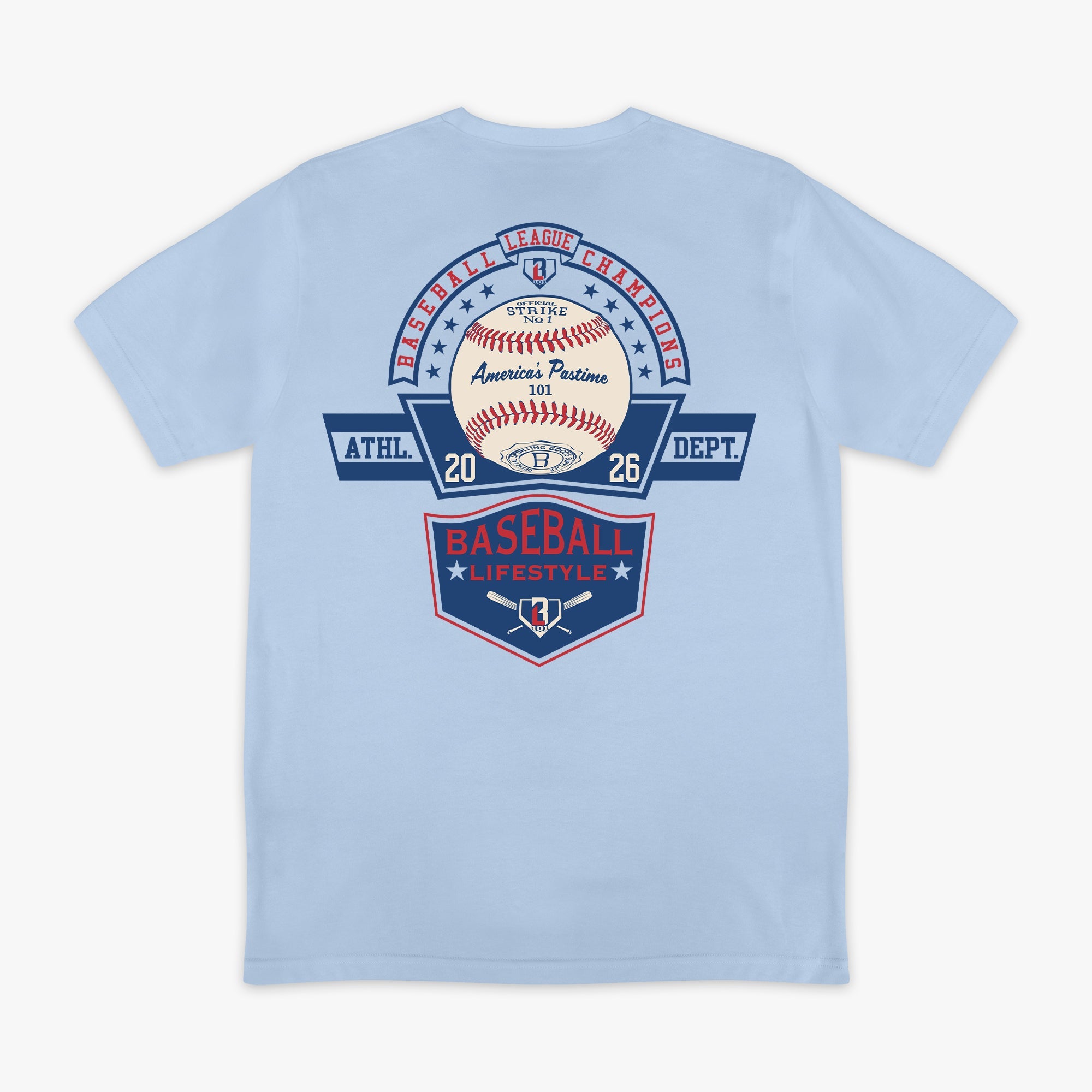 Baseball Champions Tee - Blue
