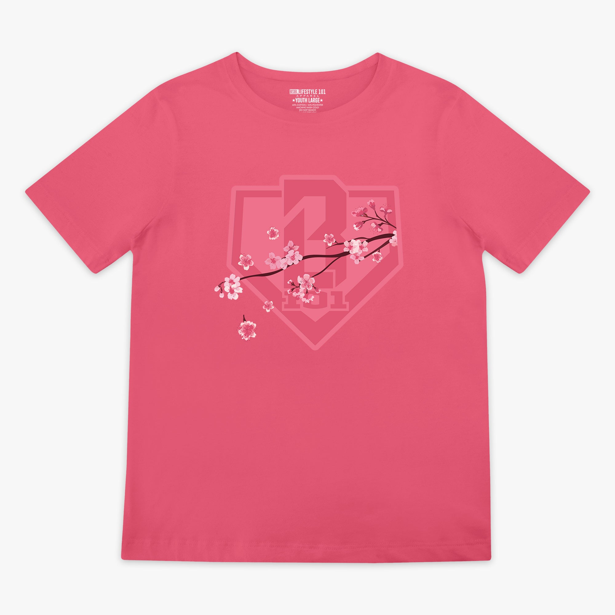 Batters And Blossoms Youth Tee