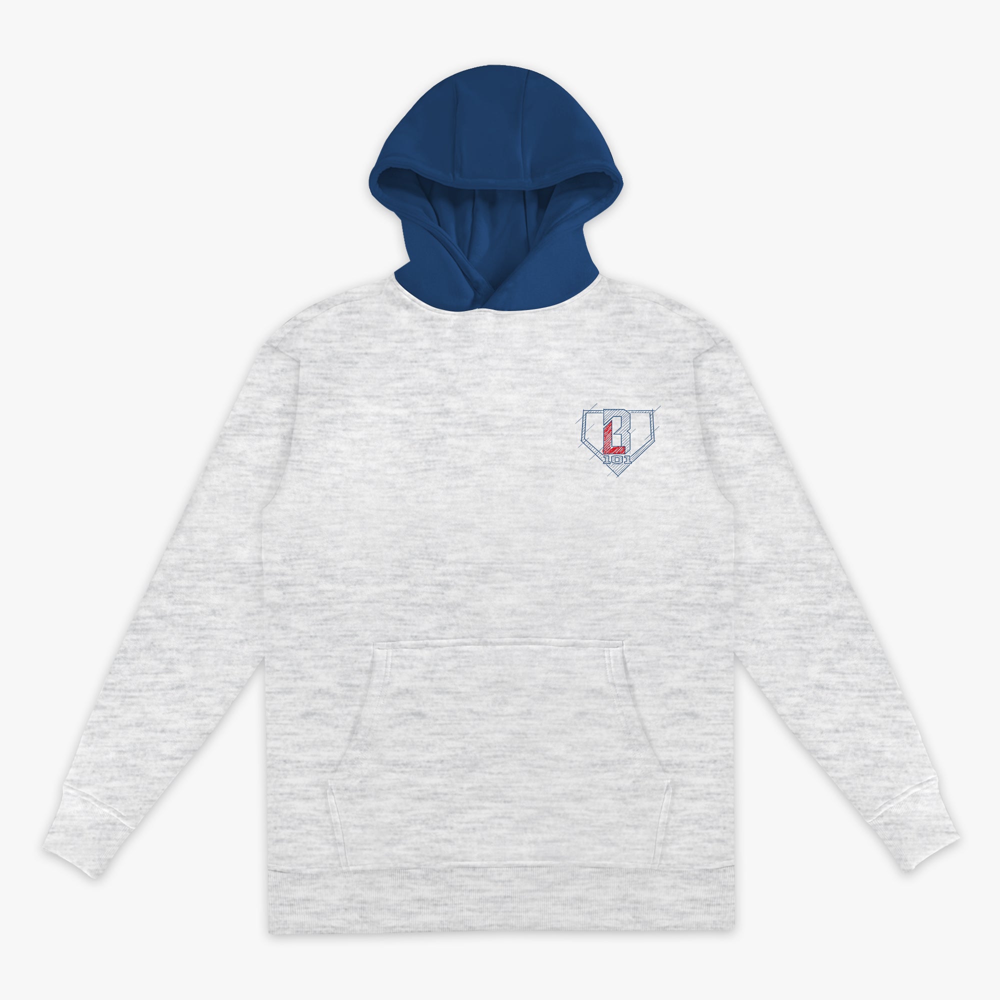Blueprint BL Youth Hoodie - Heather Gray