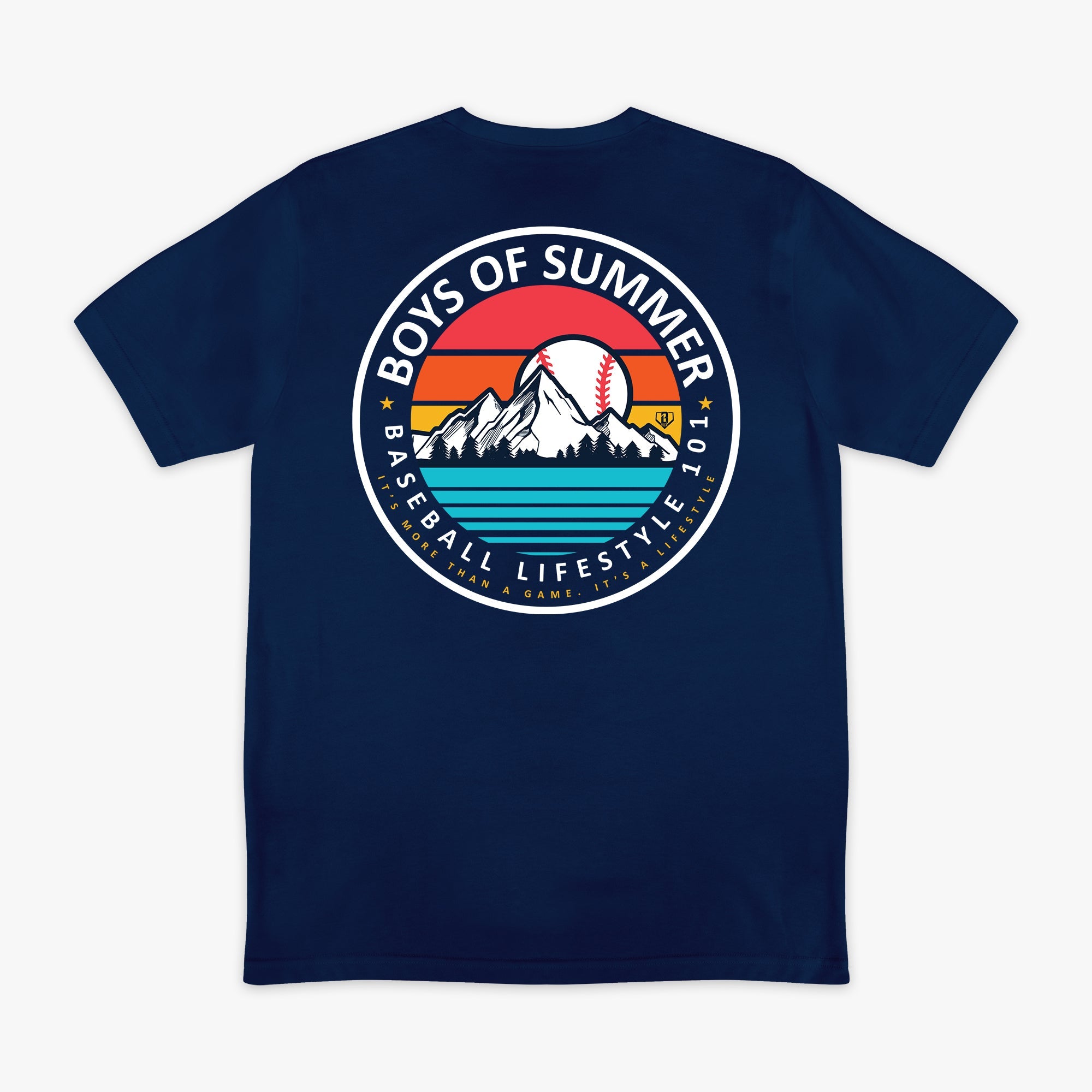 Boys of Summer Sunrise Tee - Navy