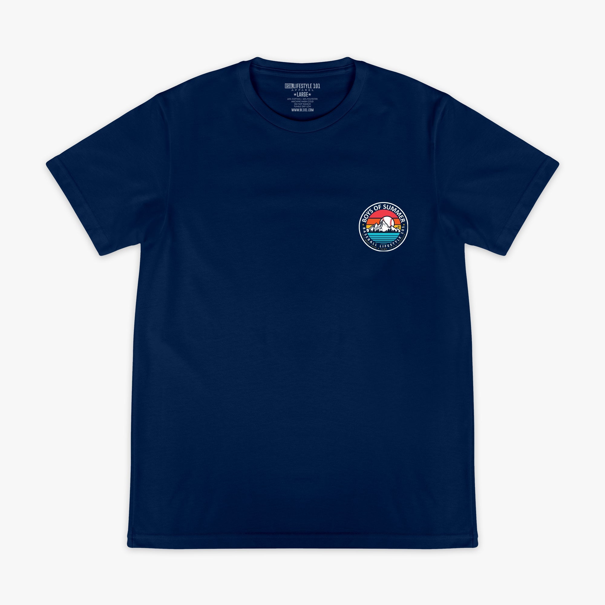 Boys of Summer Sunrise Tee - Navy