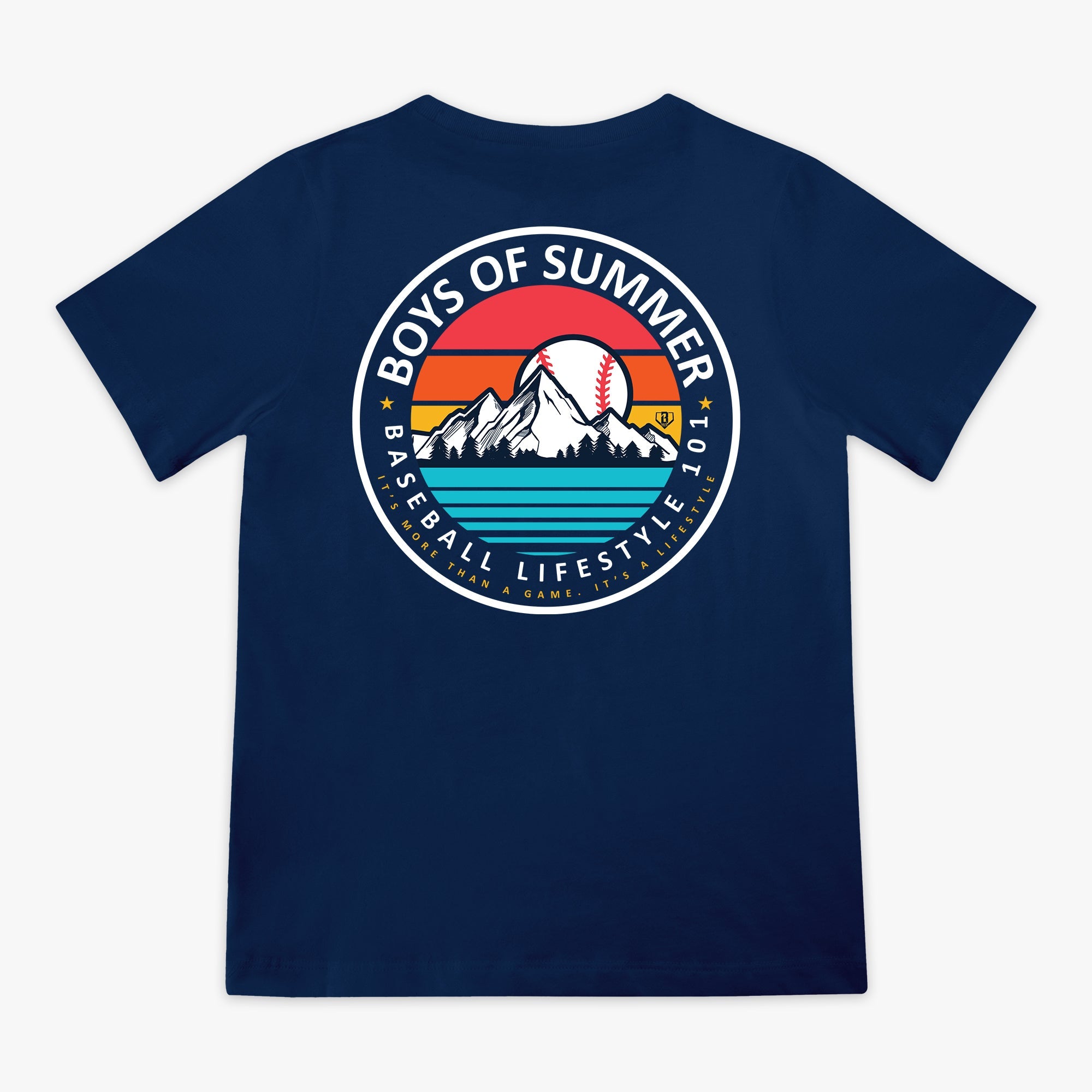 Boys of Summer Sunrise Youth Tee - Navy