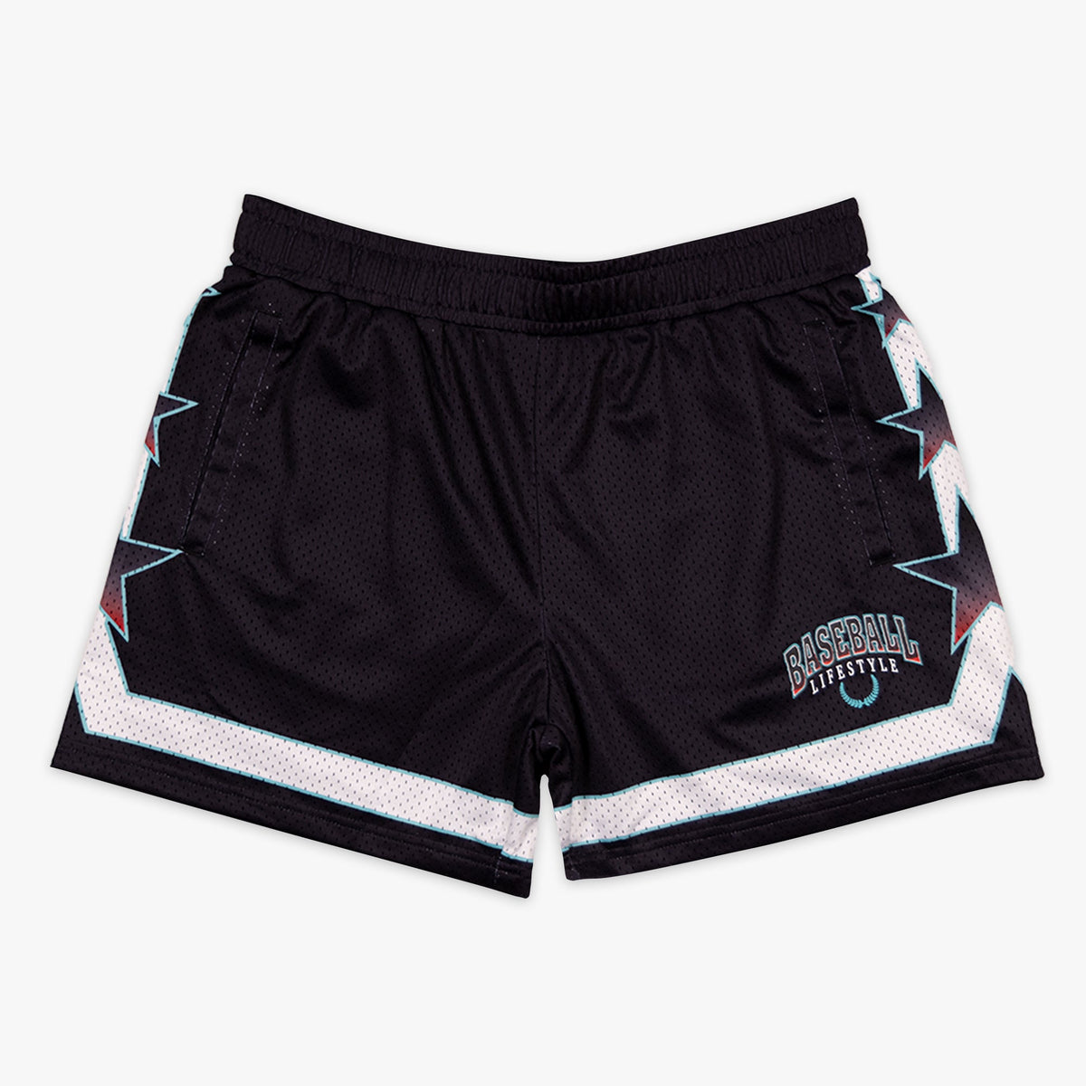 Champions Star Shorts - Black/Teal