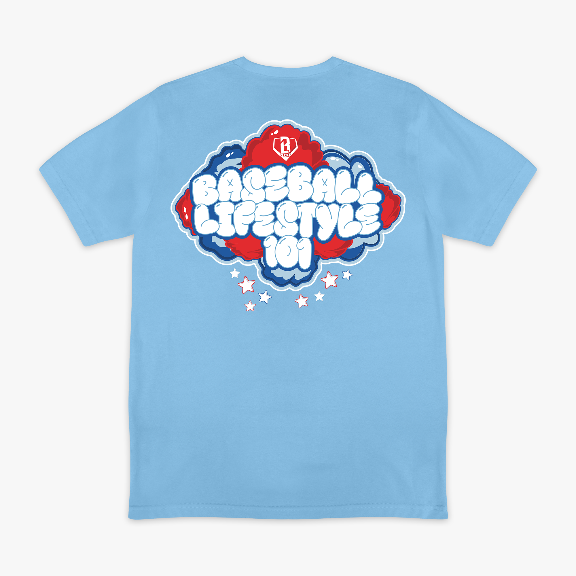 Cotton Candy Tee - Light Blue
