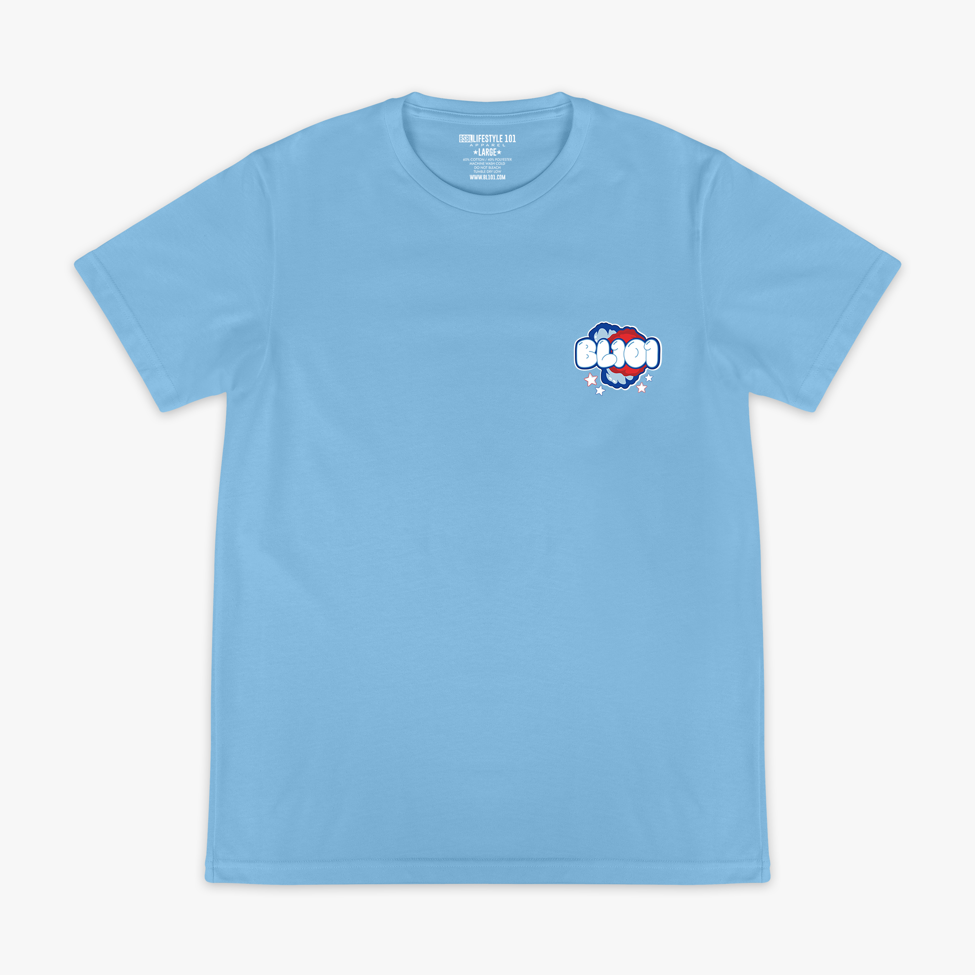Cotton Candy Tee - Light Blue