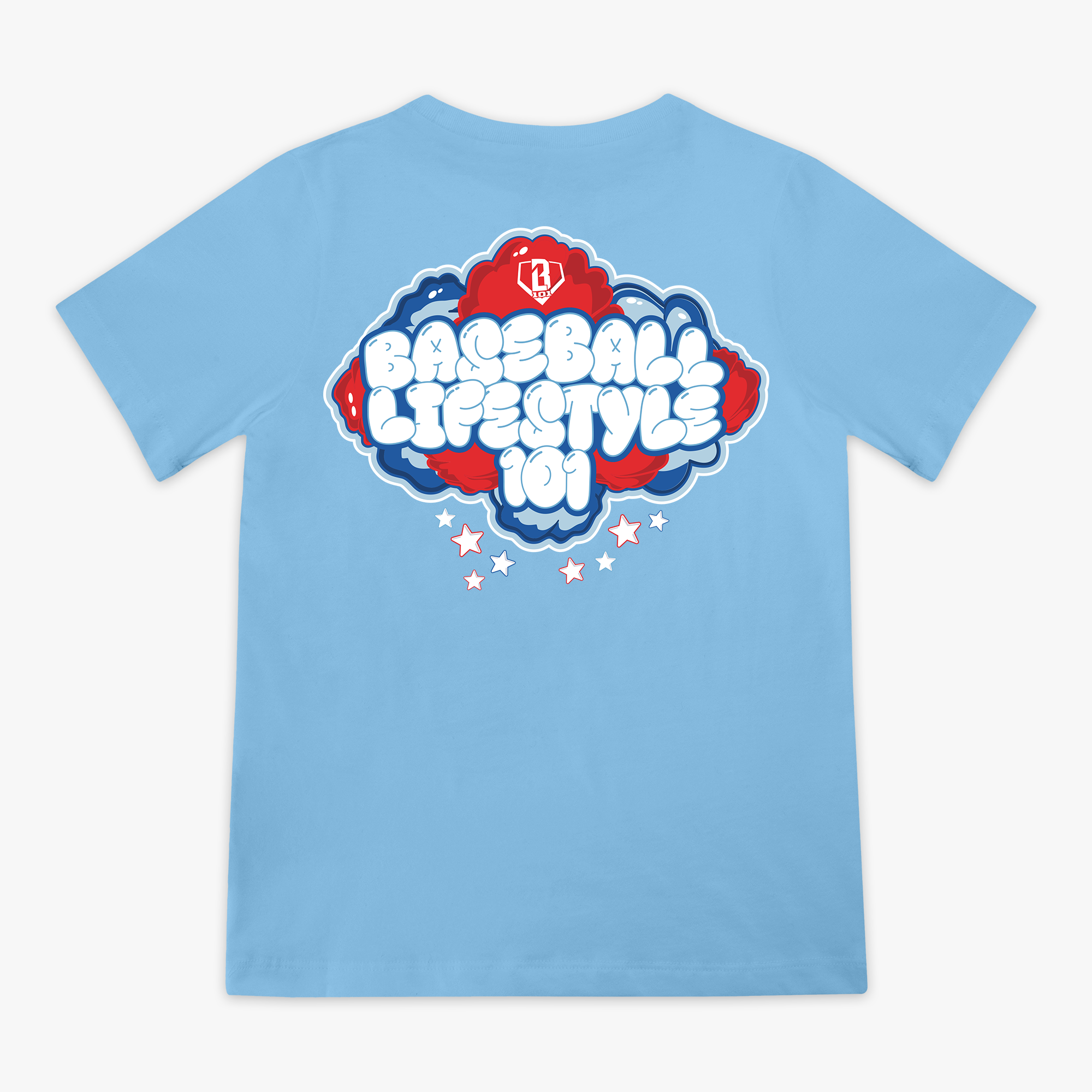 Cotton Candy Youth Tee - Light Blue