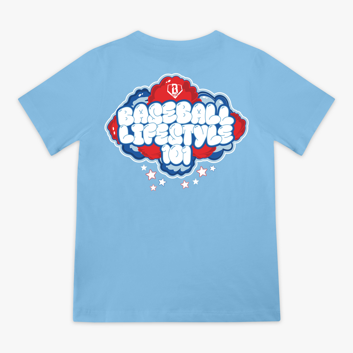 Cotton Candy Youth Tee - Light Blue