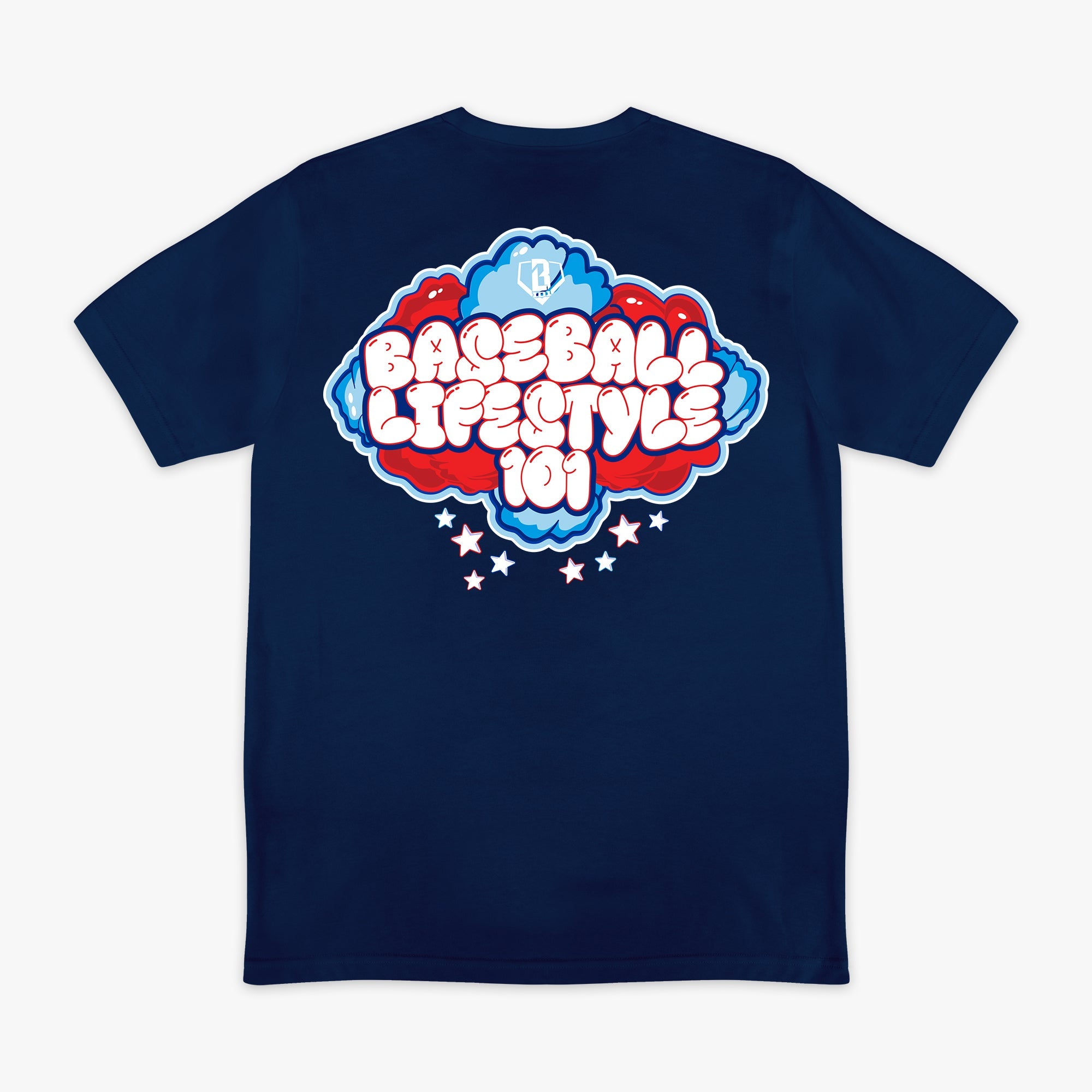 Cotton Candy Tee - Navy