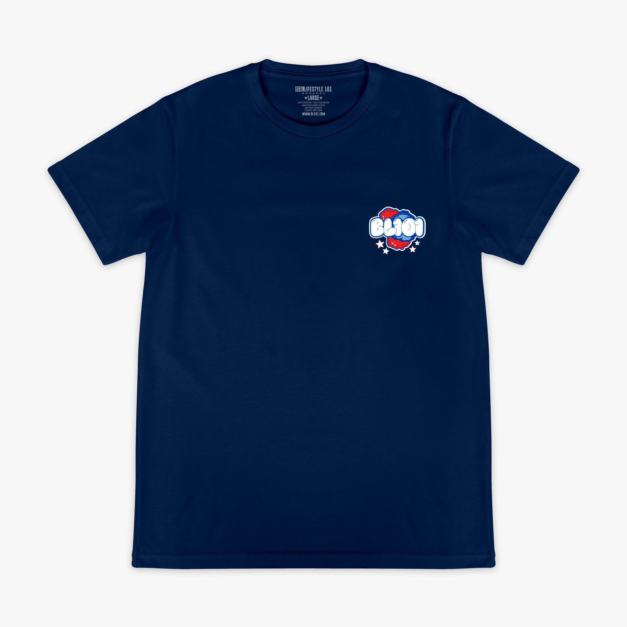 Cotton Candy Tee - Navy
