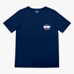 Cotton Candy Youth Tee - Navy