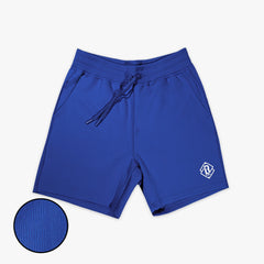Diamond Tech Jacquard Youth Shorts - Royal Blue