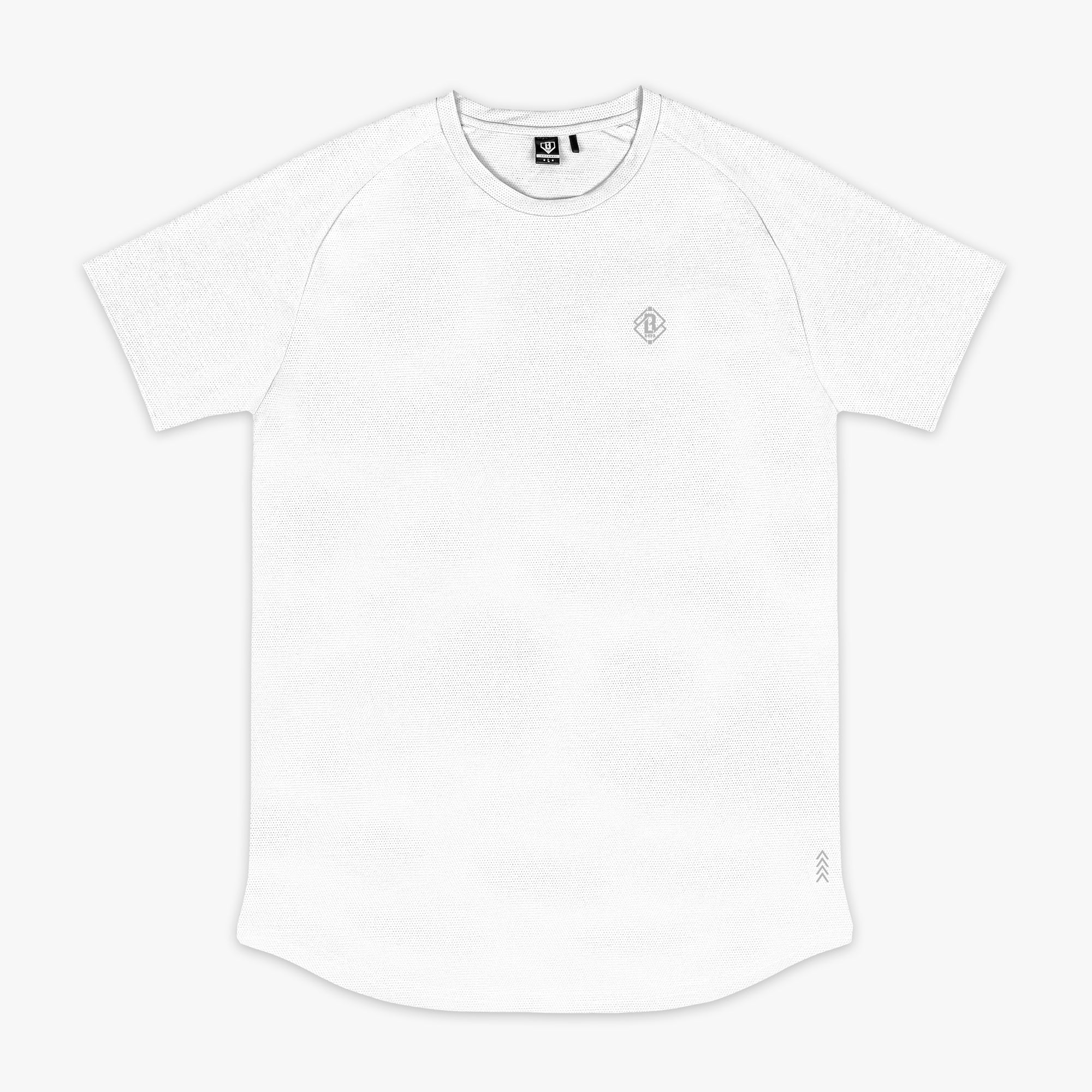 Diamond Tech Youth Tee - White