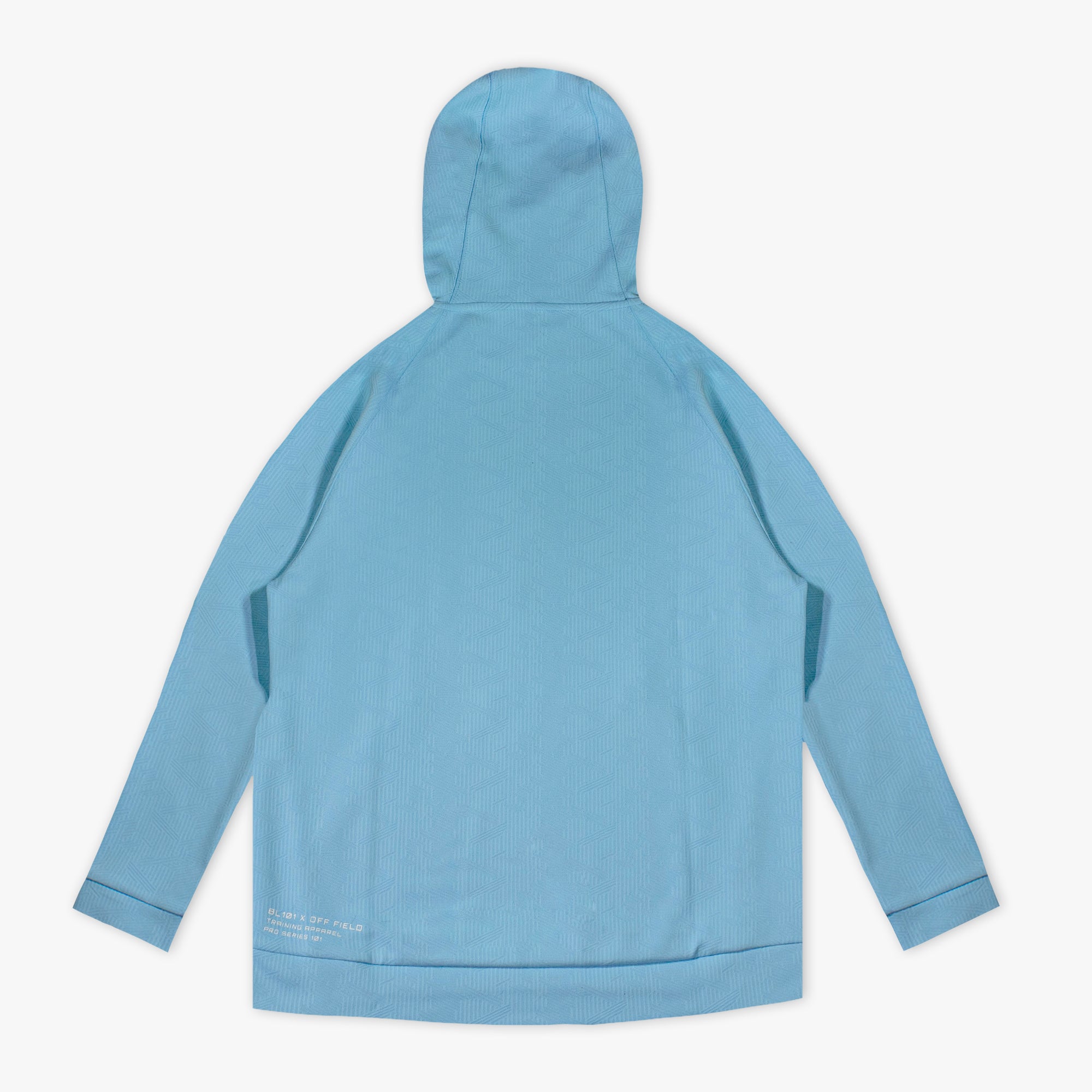 Diamond Tech Jacquard Youth Hoodie - Blue