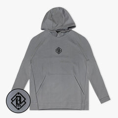 Diamond Tech Jacquard Youth Hoodie - Gray