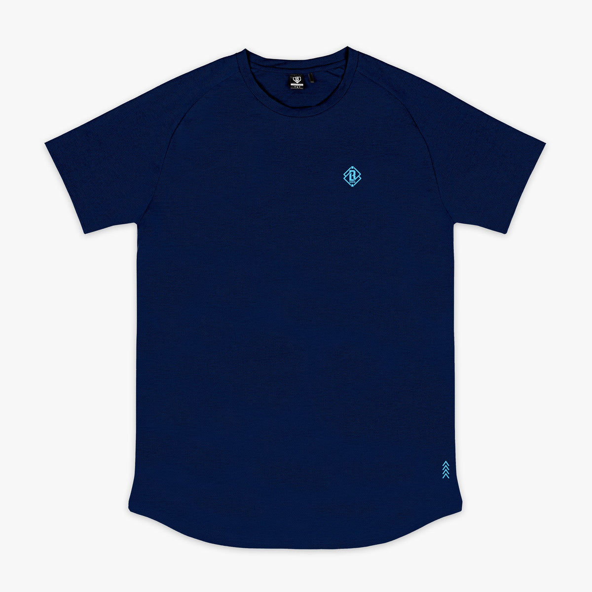 Diamond Tech Tee - Navy/Light Blue