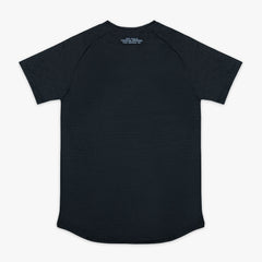 Diamond Tech Tee - Black/Light Blue