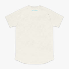 Diamond Tech Youth Tee - Bone/Light Blue