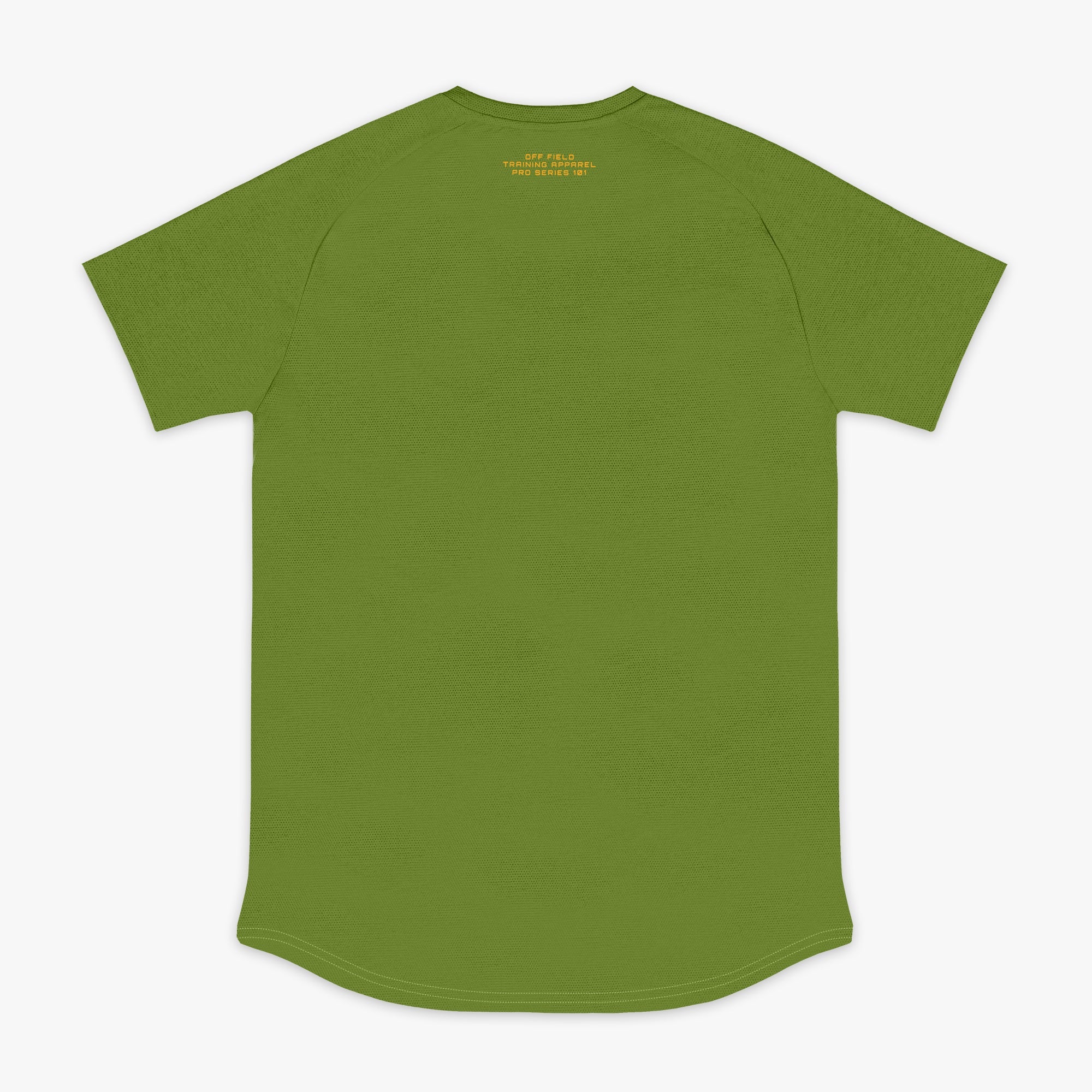 Diamond Tech Tee - Olive Green/Orange