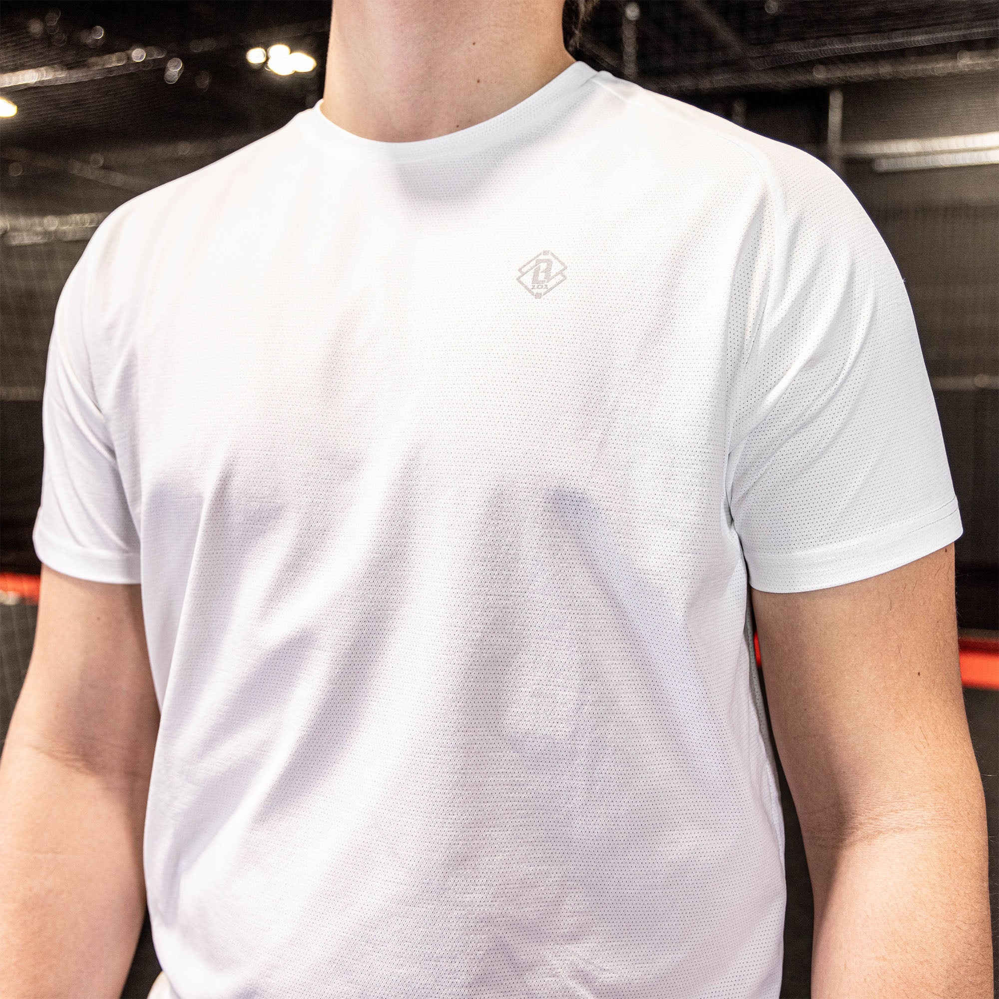Diamond Tech Youth Tee - White