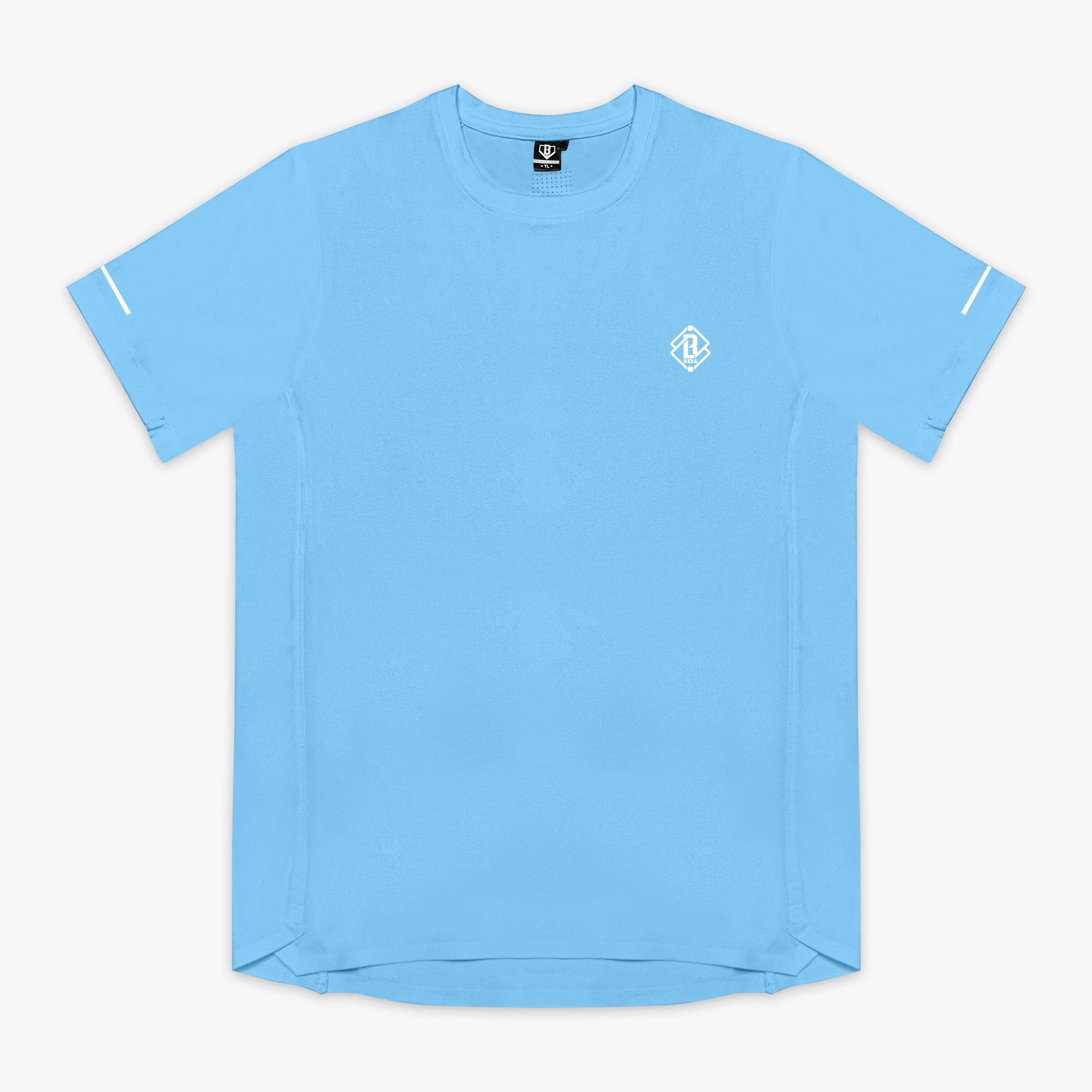 Diamond Tech Vented Youth Tee - Blue
