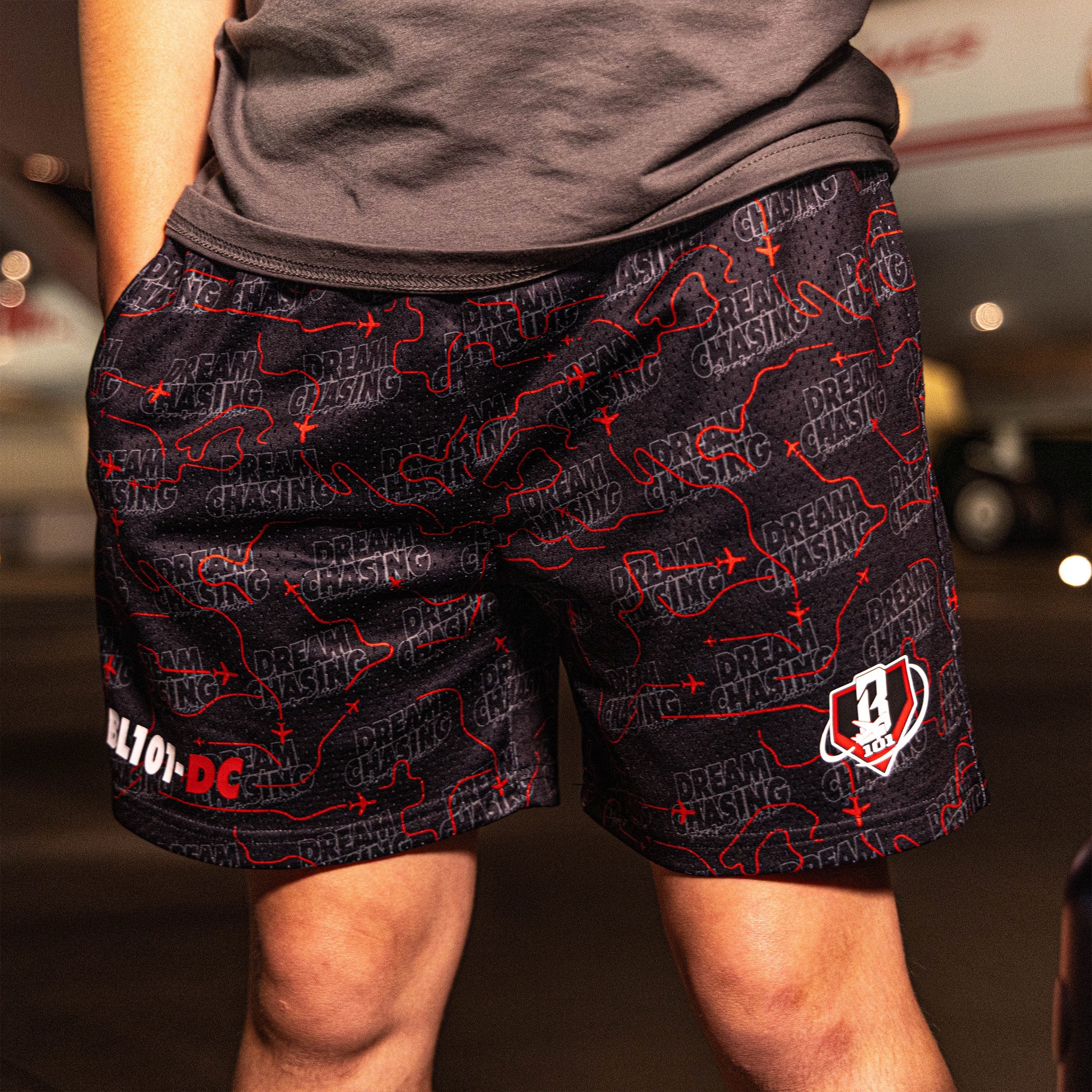 Dream Chaser Youth Shorts - Red Eye