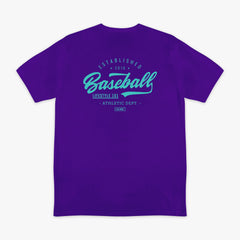 Established Tee - Purple/Teal
