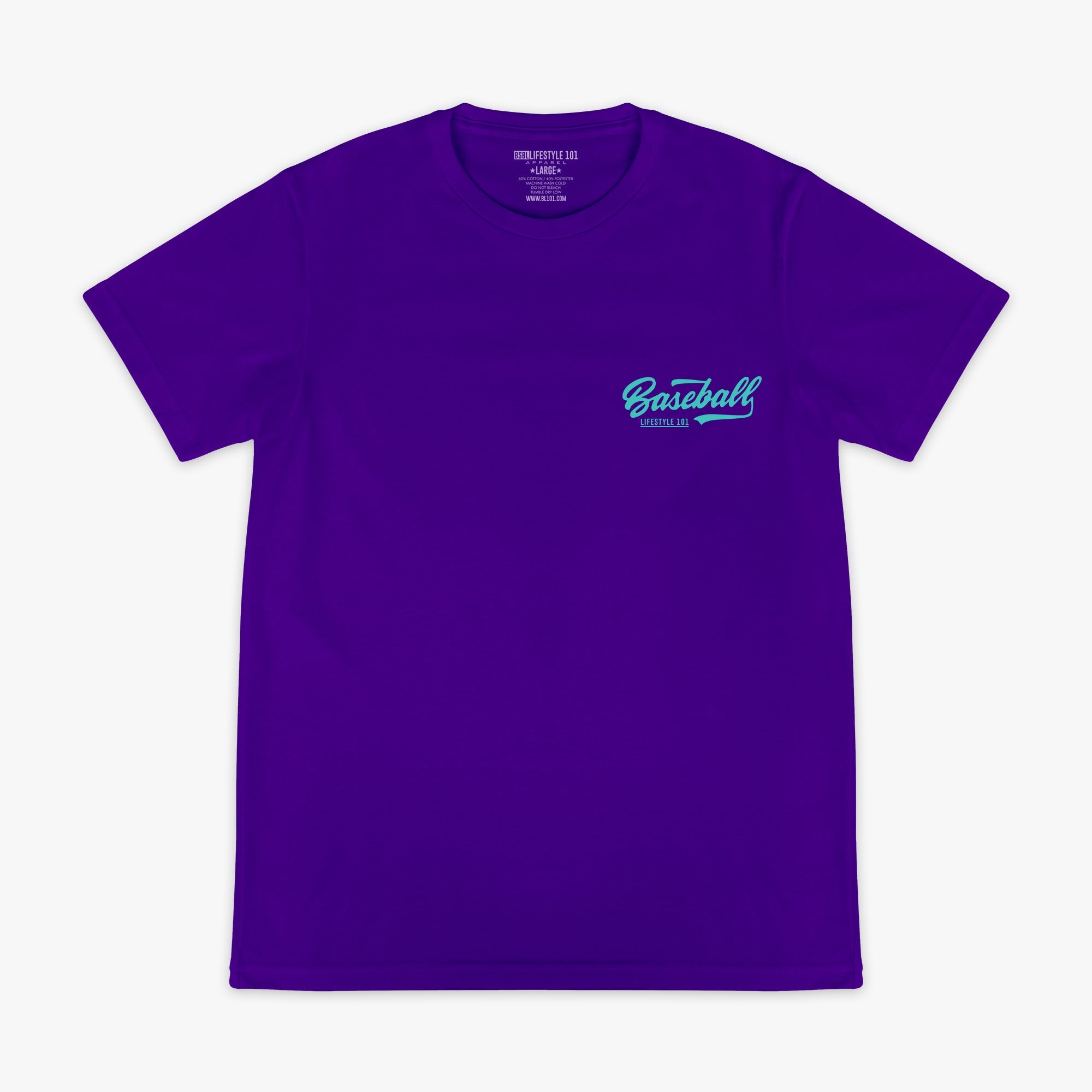 Established Tee - Purple/Teal