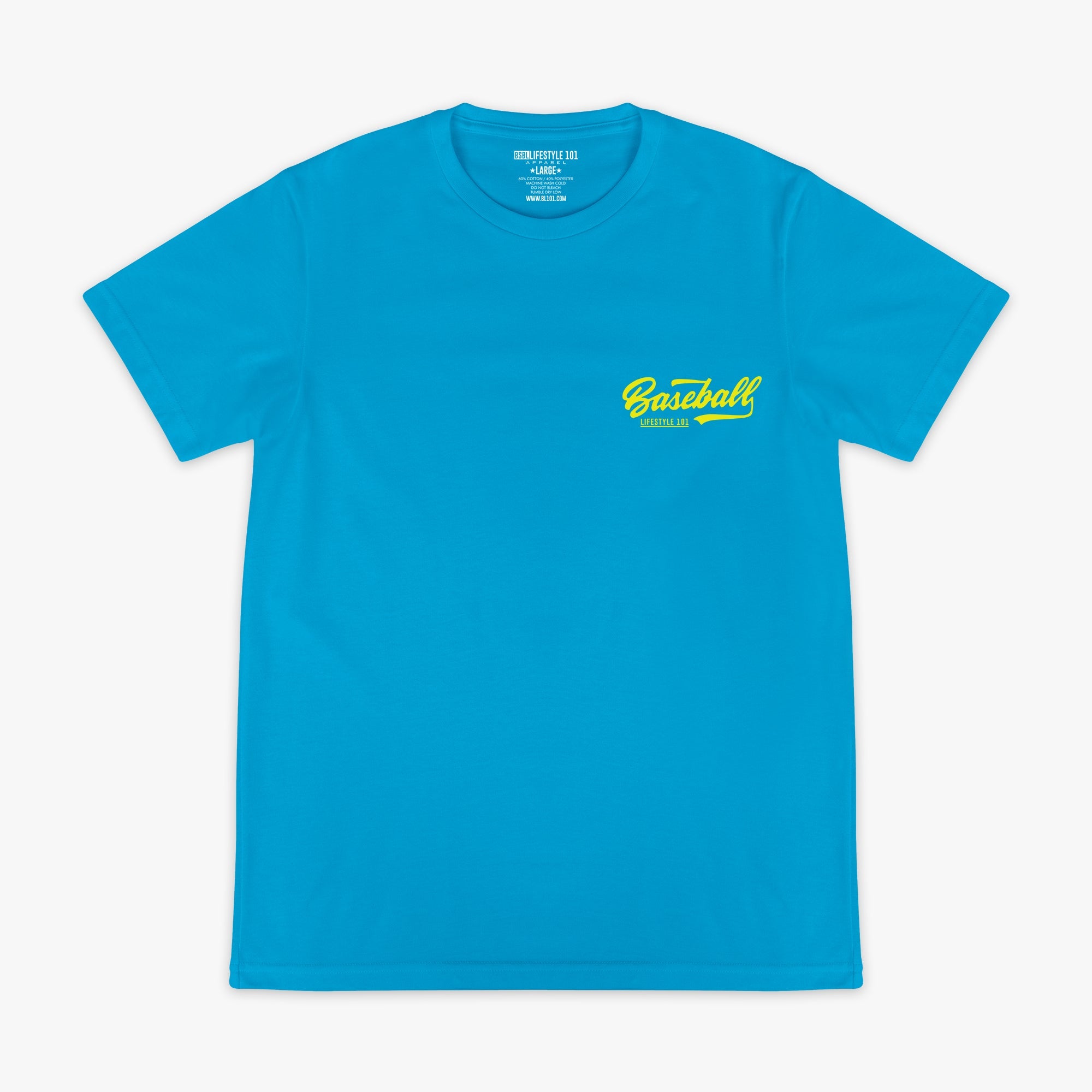 Established Tee - Highlighter Blue
