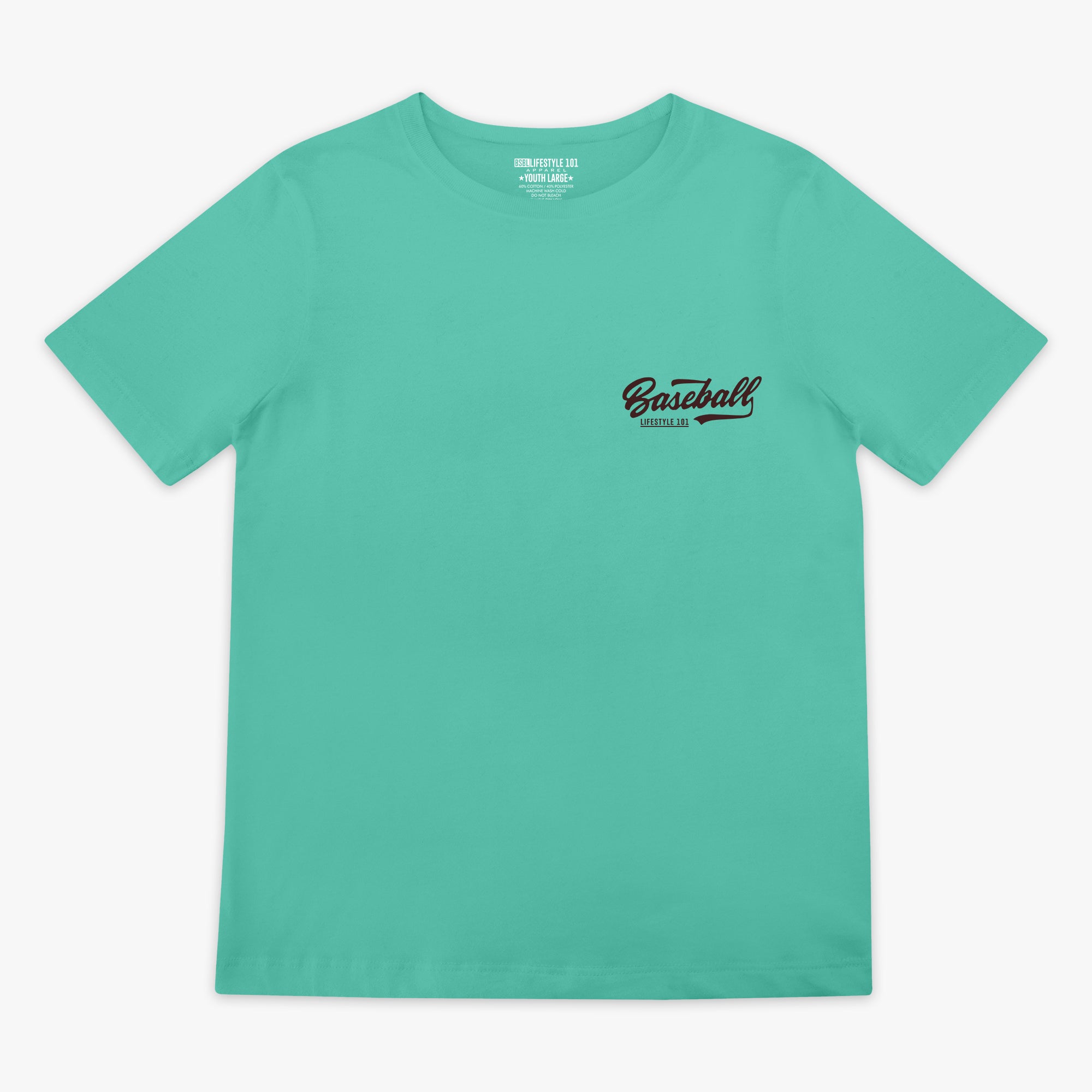 Established Tee - Mint/Brown