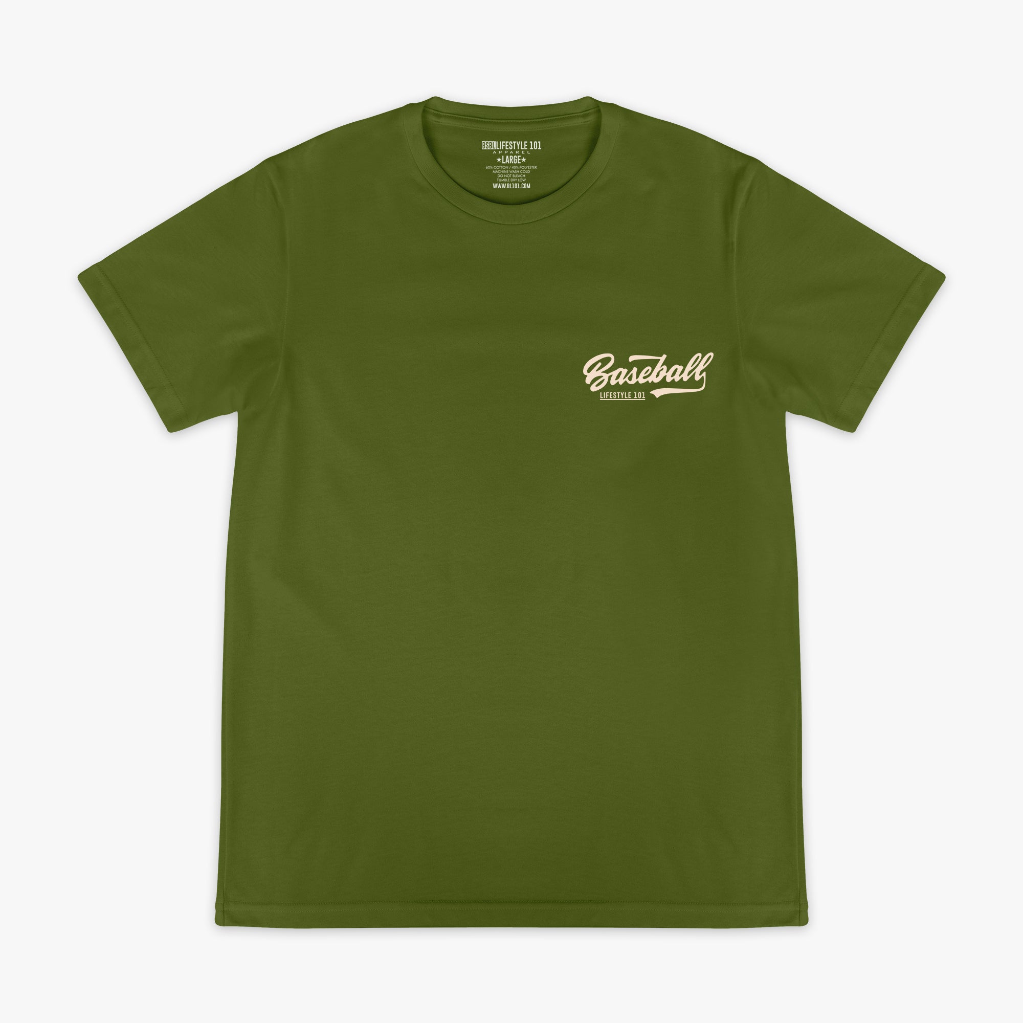 Established Tee - Green/Bone