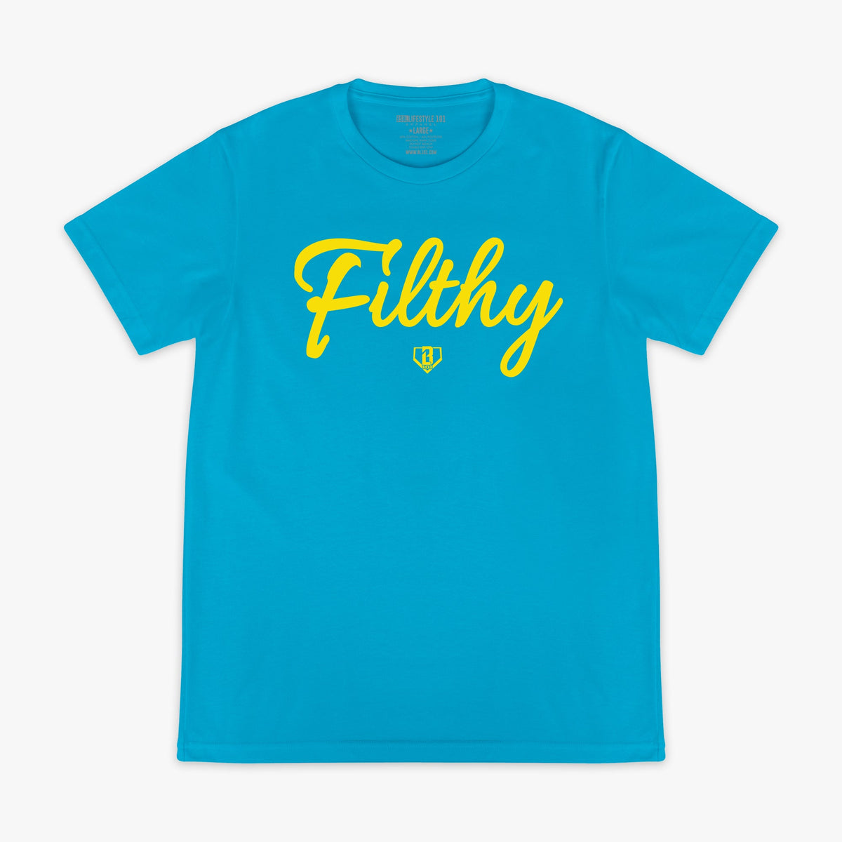 Filthy Tee - Blue/Yellow