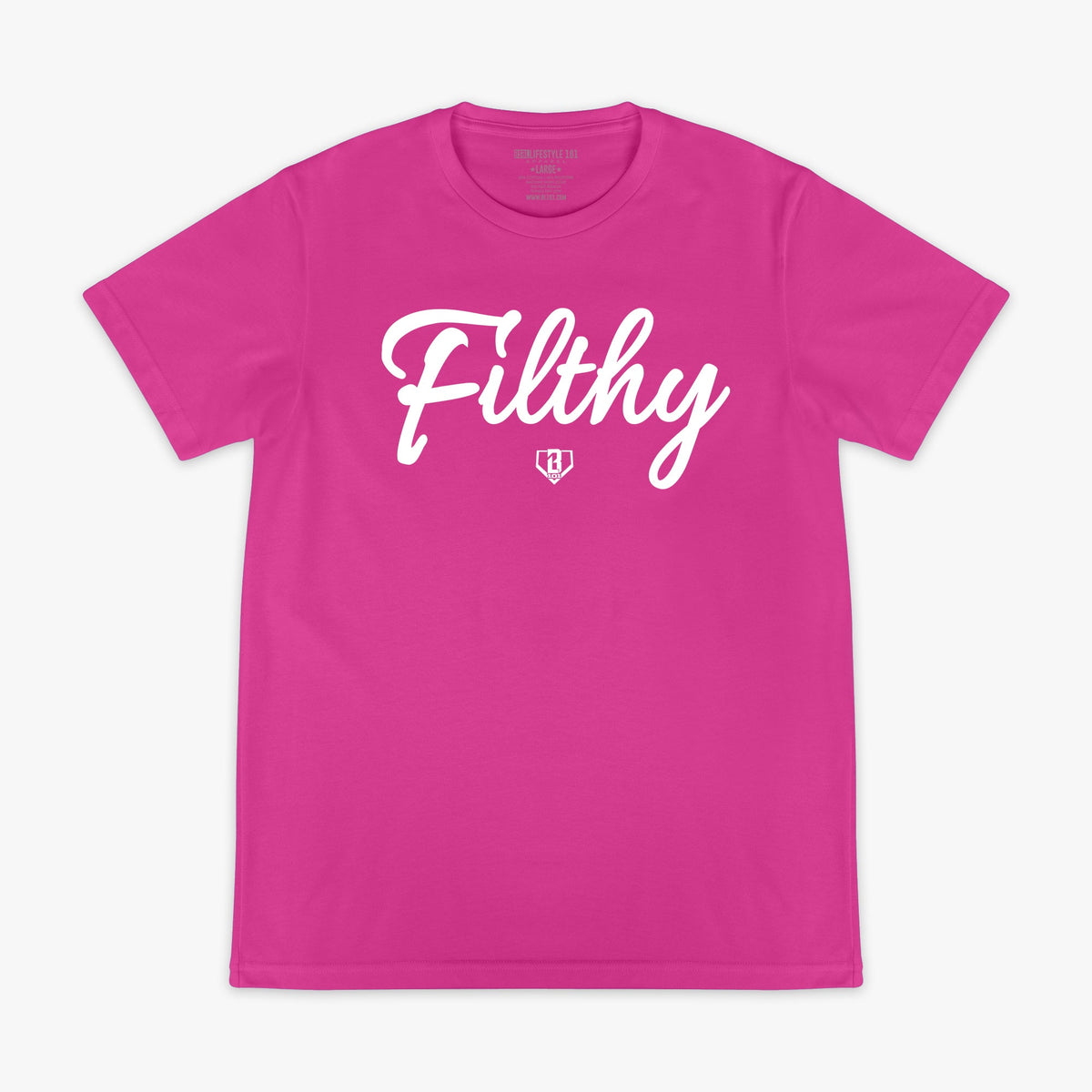 Filthy Tee - Pink/White