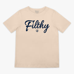 Filthy Youth Tee - Bone/Navy