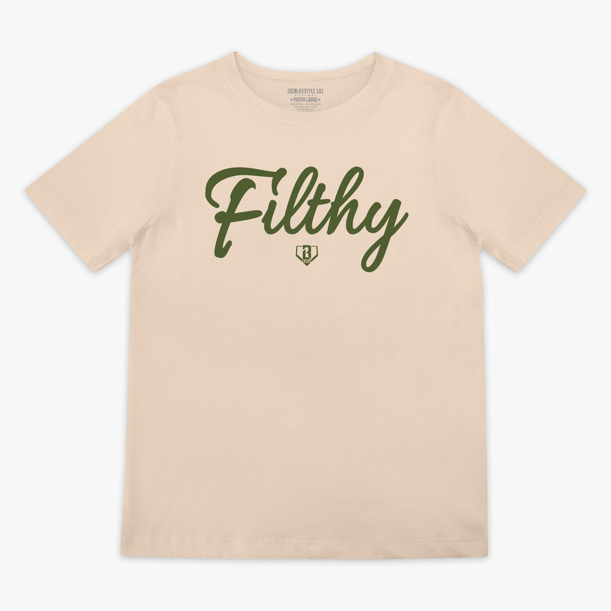 Filthy Youth Tee - Bone/Green
