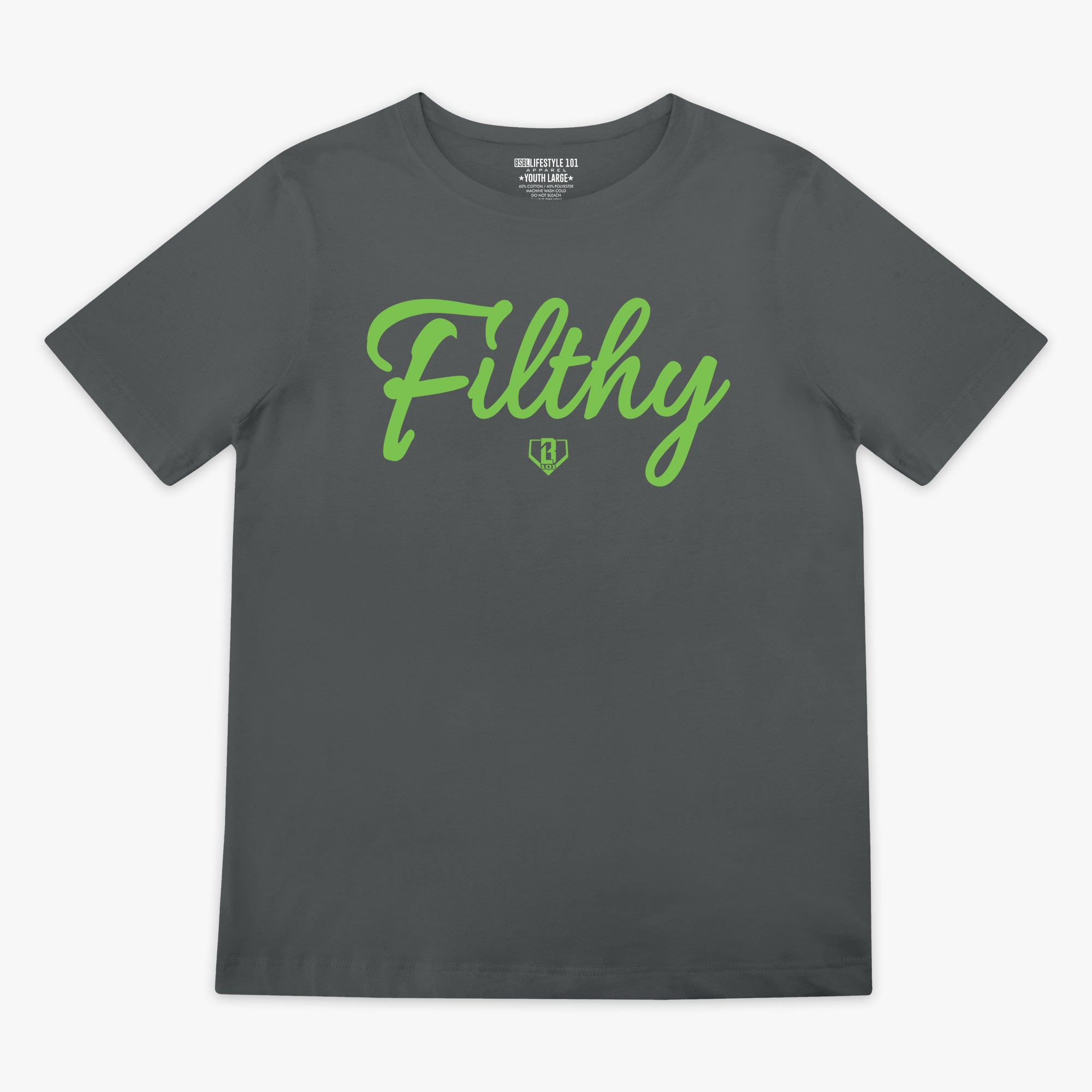 Filthy Youth Tee - Charcoal/Green