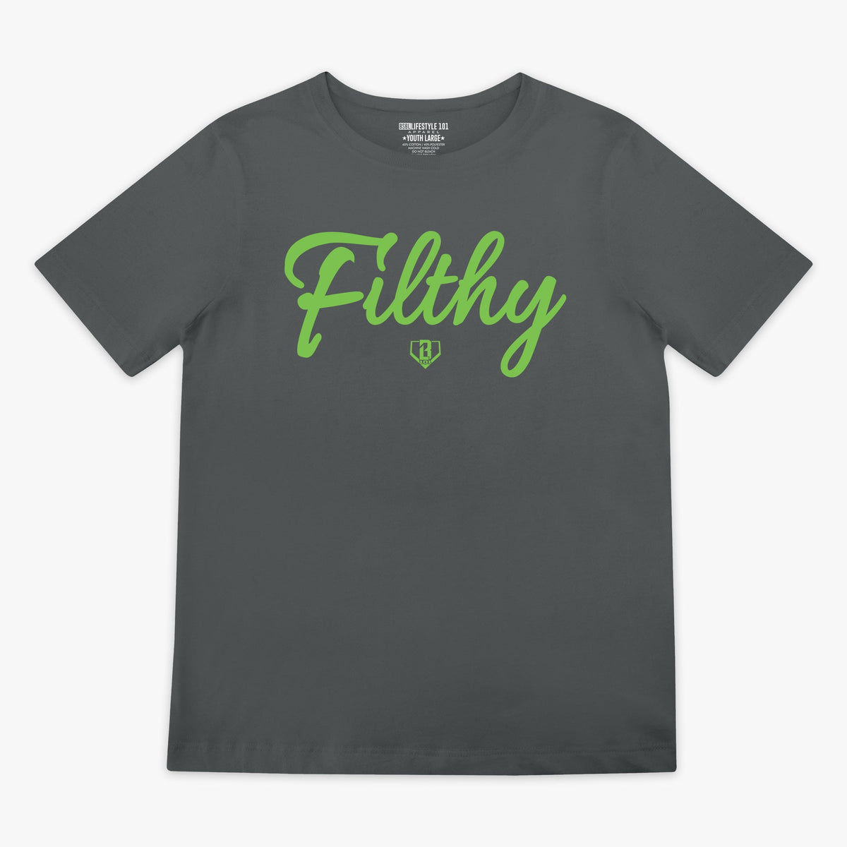 Filthy Youth Tee - Charcoal/Green