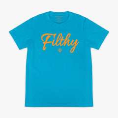 Filthy Tee - Blue/Orange
