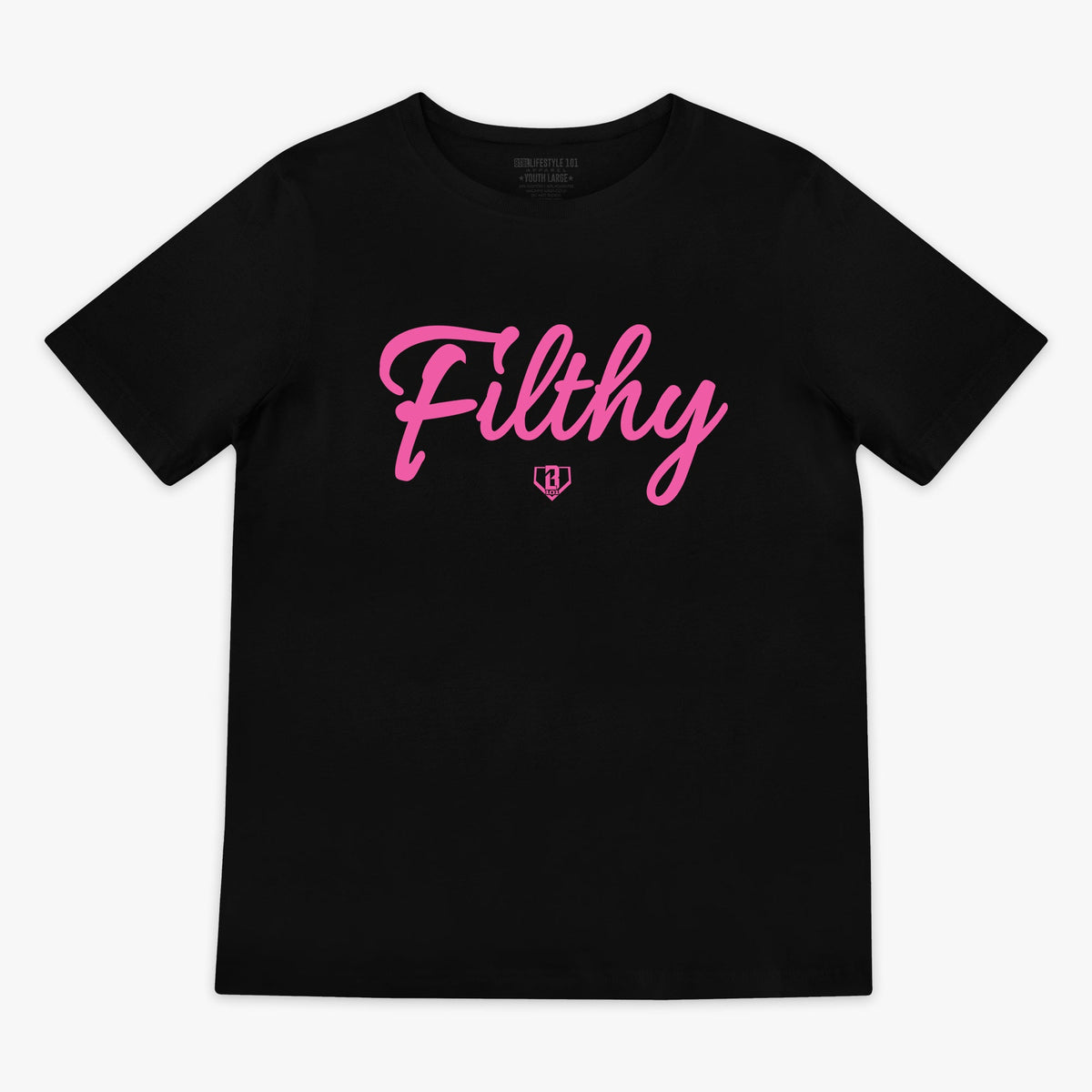 Filthy Youth Tee - Black/Pink