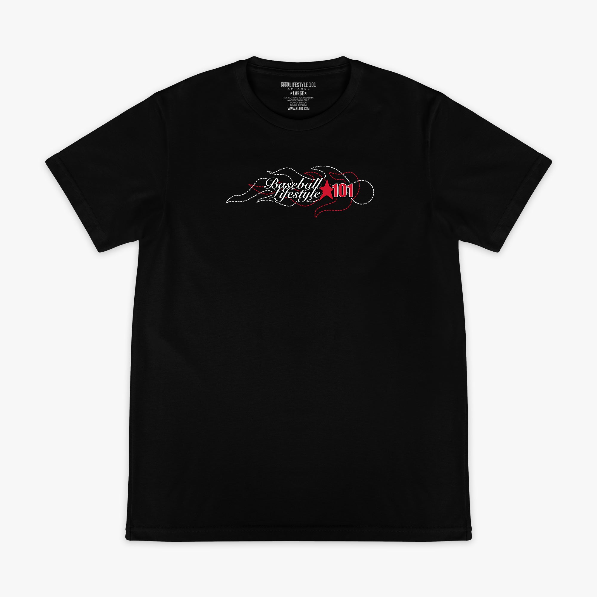 Flames Stitched Tee